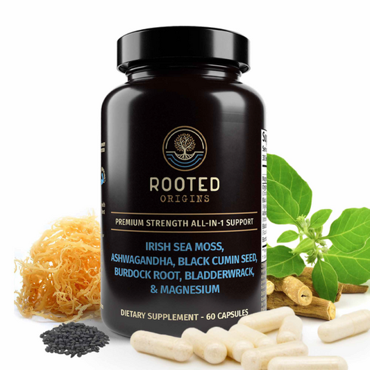 Rooted Origins All-In-one Sea Moss Multimineral Capsules